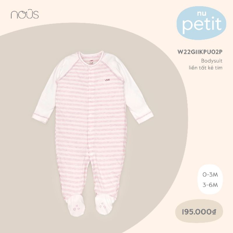Body nous có tất size 0-3m và 3-6m