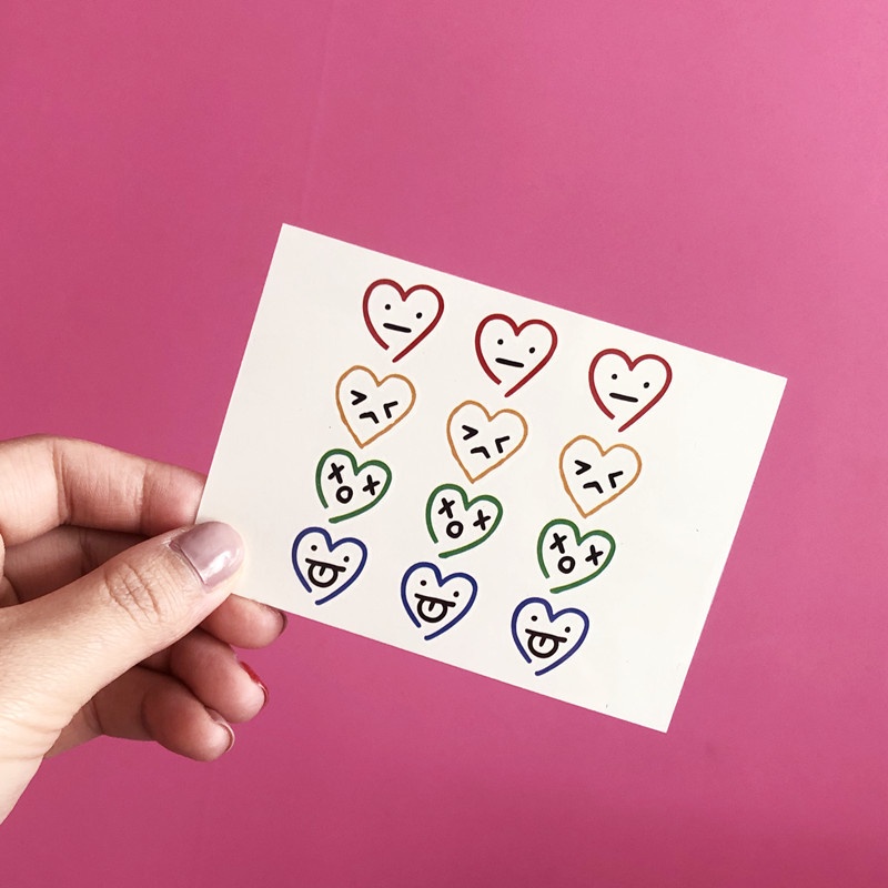 Hình Xăm Dán Mini Chống Thấm Nước Độc Đáo Phong Cách Hàn Quốc