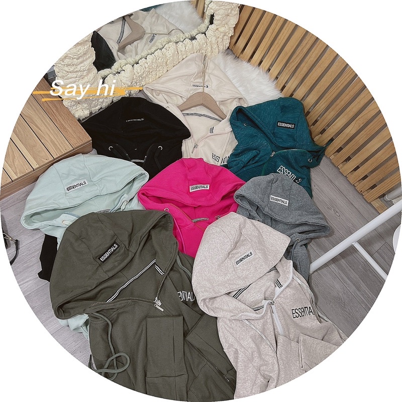 Áo khoác thun gân dày dặn xỏ ngón chống nắng ( kèm túi trong )