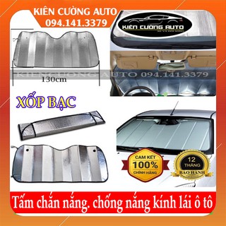 TẤM CHẮN NẮNG, CHỐNG NẮNG KÍNH LÁI Ô TÔ xốp bạc