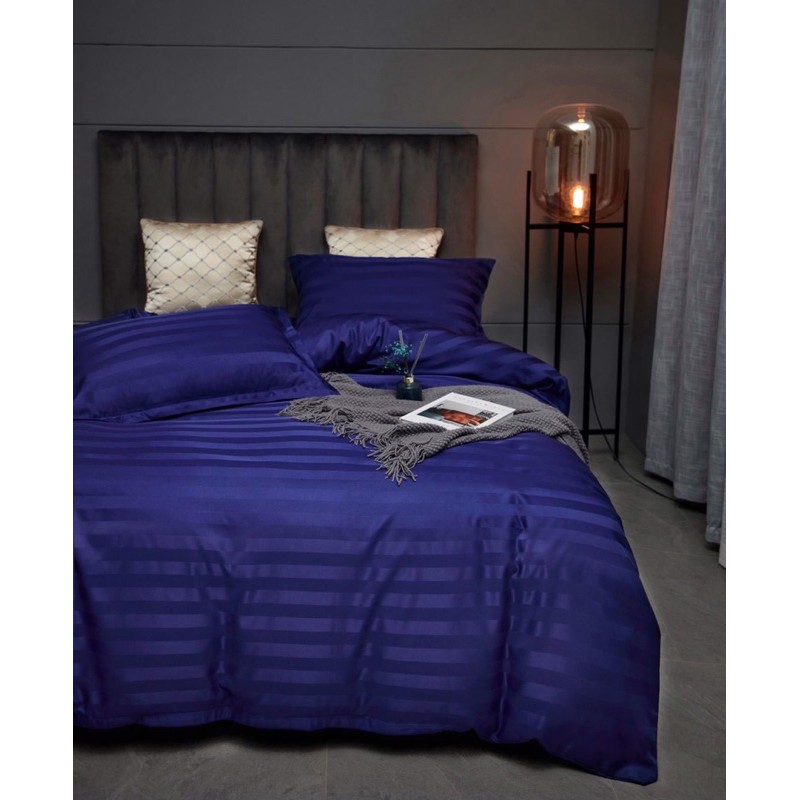 BỘ CHĂN DRAP KHÁCH SẠN - BỘ CHĂN GA COTTON SỌC