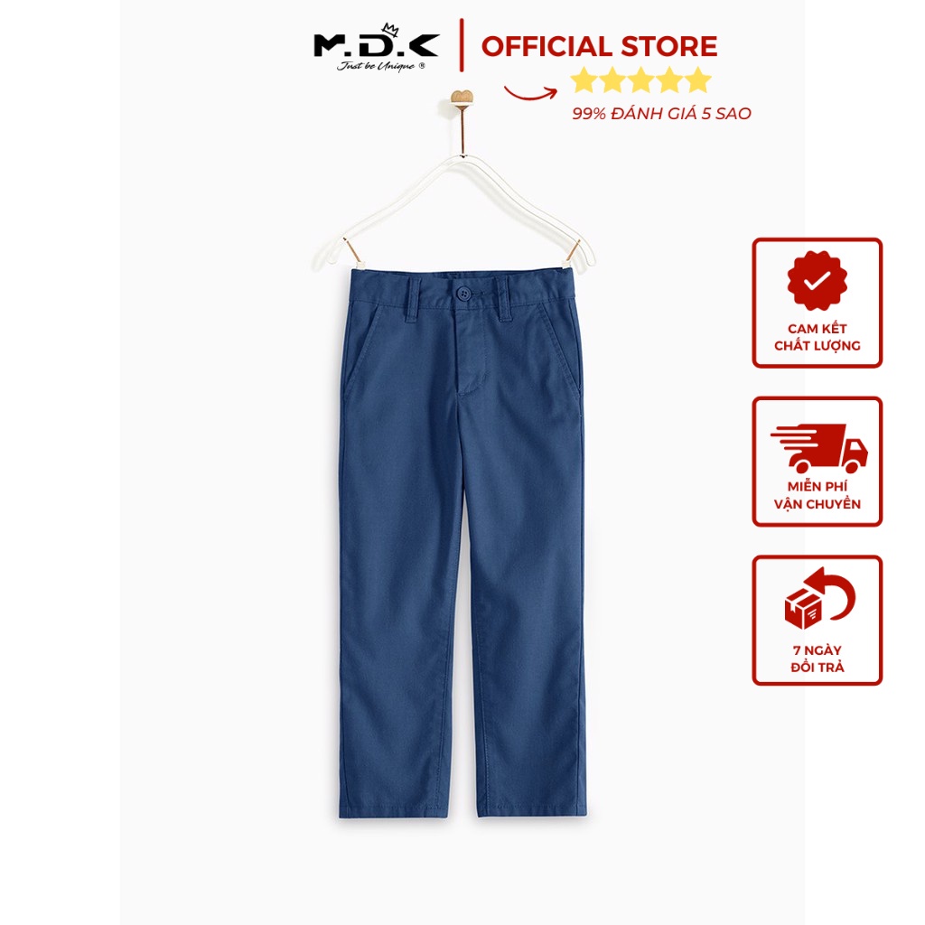 Quần Dài Bé Trai M.D.K Linen Pant M.D.K - chất liệu Cotton Linen thoáng mát, thấm hút mồ hôi tốt