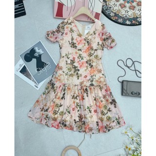 Váy hoa tiểu thư cao cấp