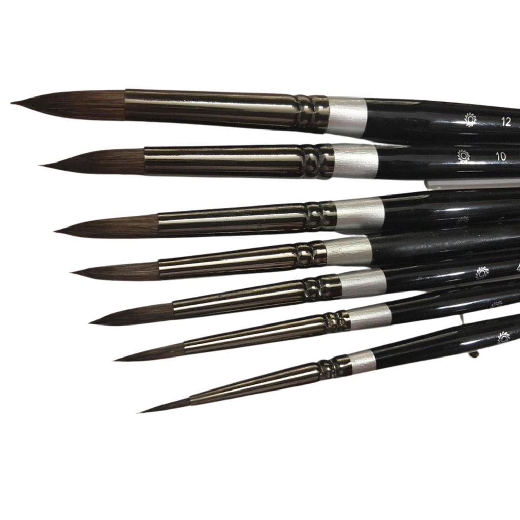 Cọ Nhọn Sunway B207 Lông Sóc vẽ màu nước, acrylic