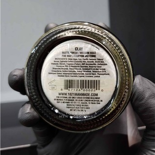 Sáp vuốt tóc 18.21 Man Made Clay - 56g