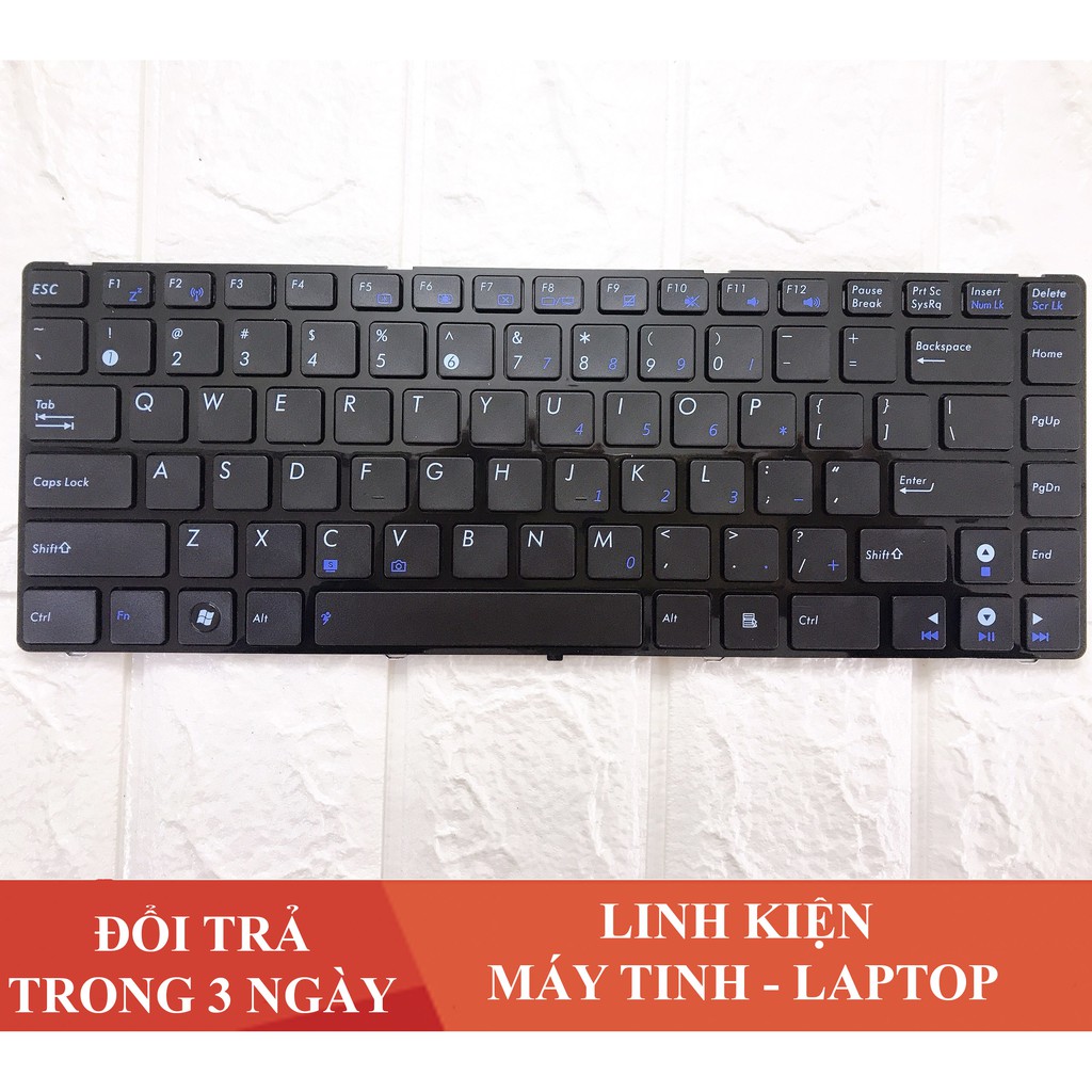 [Mã ELFLASH5 giảm 20K đơn 50K] Phím Laptop Asus K42 K43 K43E K43S A42 K42F X44H X45C X42 X43 X43S X44 NHẬP KHẨU