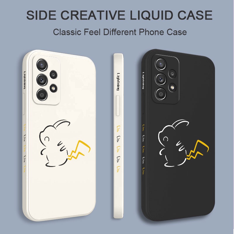 Ốp Điện Thoại Hình Lightning Cho Samsung Galaxy A72 A52 A52S A42 A32 4G 5G