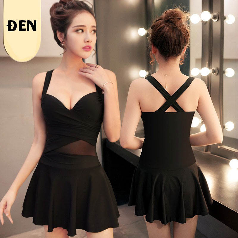 Váy bơi kiêm đồ ngủ sexy quyến rũ YouYou YY-R (Đen size M,L)