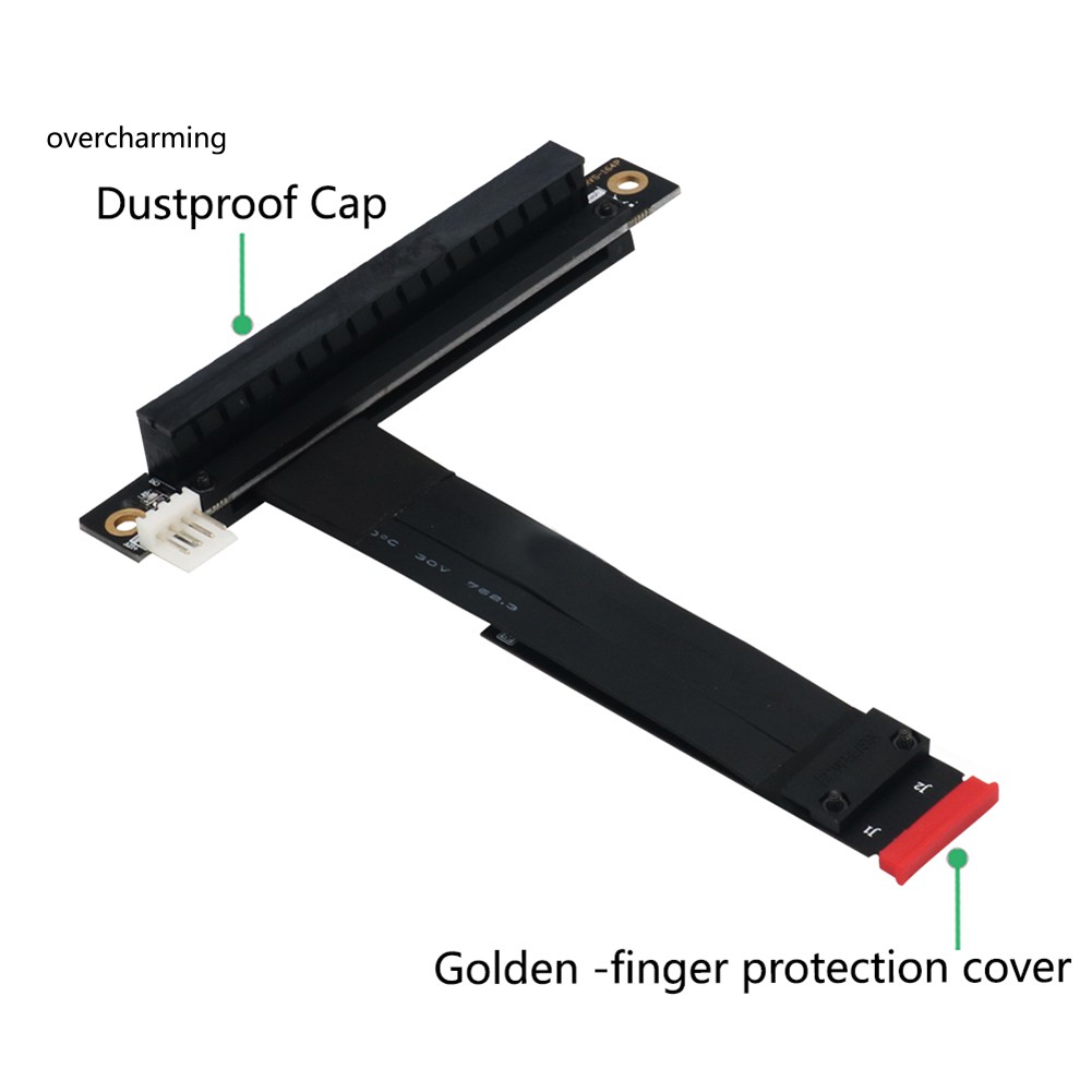 Đầu Chuyển Đổi Mở Rộng M.2 Ngff Sang 90 / 180 Độ Pci-E 3.0 X16