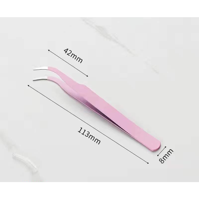 Nhíp Uốn Mi Đa Năng Bằng Thép Không Gỉ 3 Màu