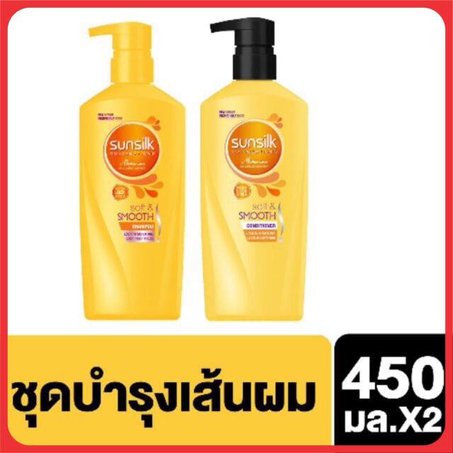 Dầu xả và dầu gội Sunsilk mềm mượt diệu kỳ 450g va 425g( Thái Lan )