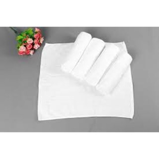 Combo 50 khăn mặt trắng 34x86cm - Mã AT3