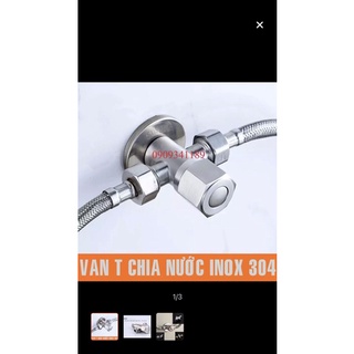 Van chia nước 2 đầu có khóa 304 cao cấp