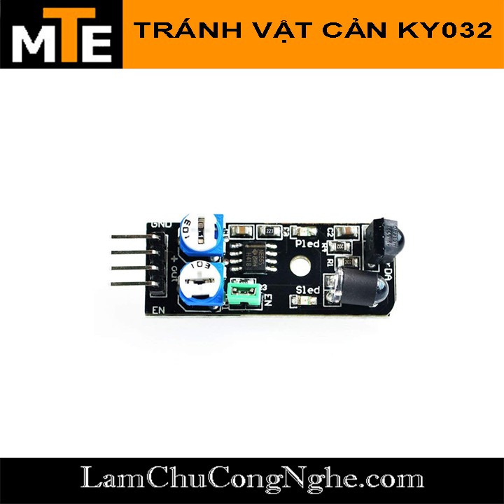 Mạch cảm biến hồng ngoại tránh vật cản KY032 - Module arduino