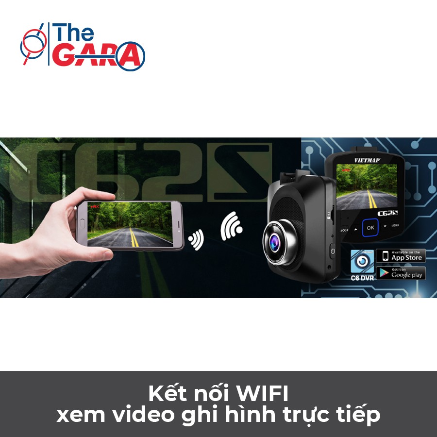 Camera Hành Trình VietMap C62S + Thẻ nhớ 32GB | Ultra HD 4K, Cảnh báo tốc độ, Wifi, Cảm biến Sony