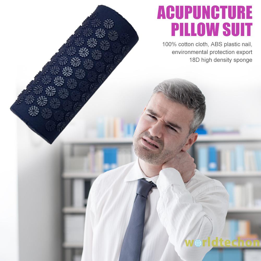 READY STOCK Acupuncture Massage Pillow Yoga Pad Acupoint Spike Relieve Stress Cushion