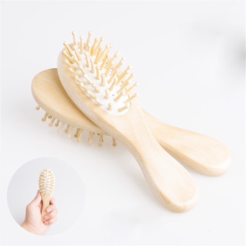 [Hàng mới về] Lược chải tóc bằng gỗ thông thoáng
