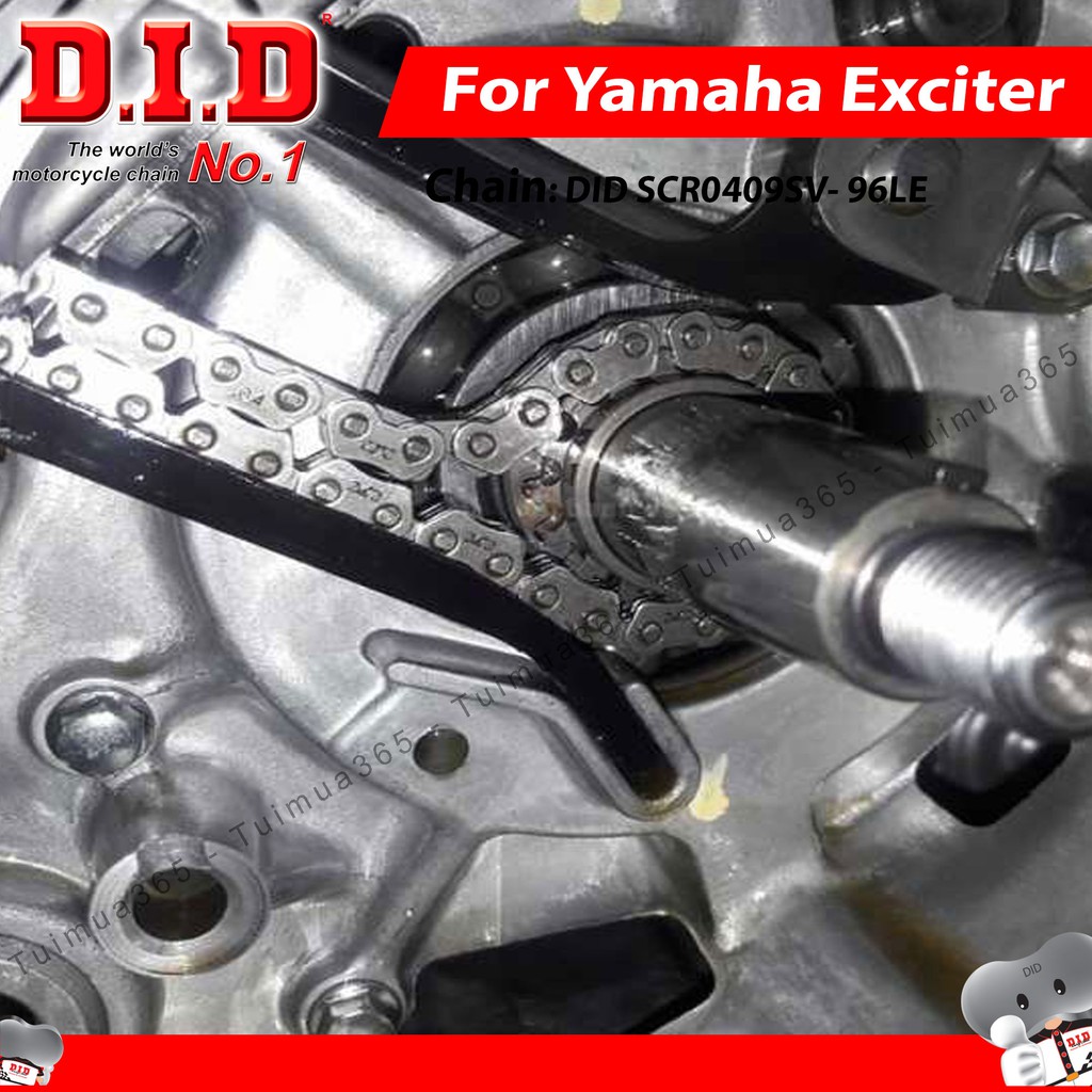 Sên Cam DID Yamaha Exciter 135, 150cc nhập khẩu Thái Lan ( 2x3x96LE )