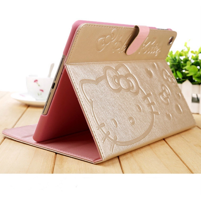 Bao da máy tính bảng hình Hello Kitty nam châm cho mini 1 2 3 4 5 air 1 2 air 3 10.5 7th 8th 10.2 pro 9.7 10.5 ipad 9.7 2017 | BigBuy360 - bigbuy360.vn