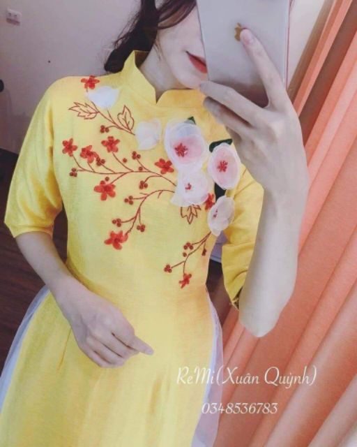 SET ÁO DÀI CÁCH TÂN HOT 2020⚡⚡⚡RỘN RÀNG DIỆN TÊT-CHẤT TAPTA KẾT HOA MỀM MỊN CHUẨN HÌNH (KÈM ẢNH THẬT) | BigBuy360 - bigbuy360.vn