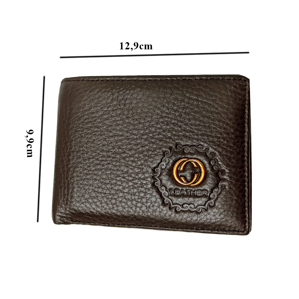 Ví da dê nam Gucci chất mềm mịn, da thật 100%, kiểu dáng sang trọng