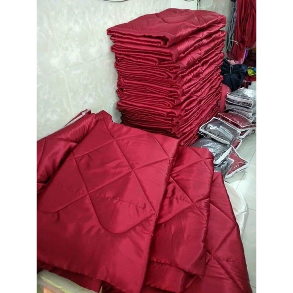 BỘ GA PHI LỤA 5 MÓN - 2 VỎ GỐI NẰM - 1 VỎ GỐI ÔM - 1 GA NỆM - 1 MỀN CHẦN BÔNG