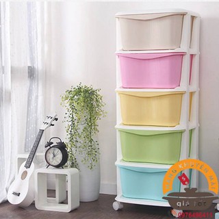 Tủ nhựa ngăn kéo 5 tầng có bánh xe cao cấp