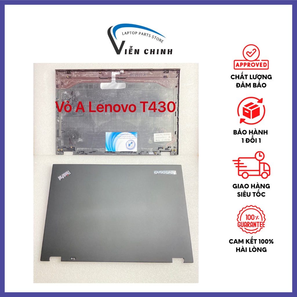 Vỏ laptop Lenovo T430 T430i - Vỏ laptop nhập khẩu đẹp zin - Vỏ A Cabo laptop Lenovo T430 T430i