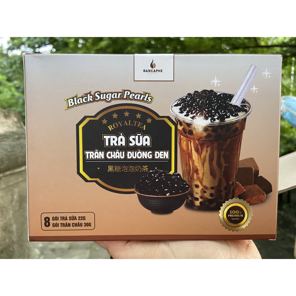 TRÀ SỮA TRÂN CHÂU ĐƯỜNG ĐEN  ROYAL TEA BAN MILK TEA