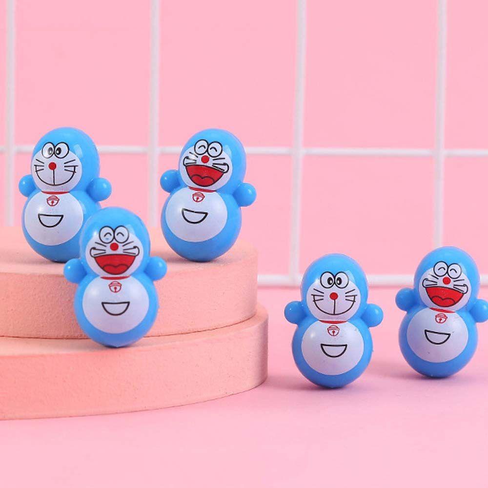 YIYU Set 10 Mô Hình Đồ Chơi Xoay Nhân Vật Doraemon Mini Giúp Giảm Căng Thẳng