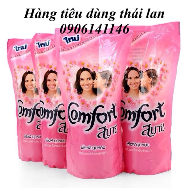 Combo 1 thùng Xả comfort thái lan 580ml tặng 1 bánh xà phòng cám gạo tắm trắng loại to