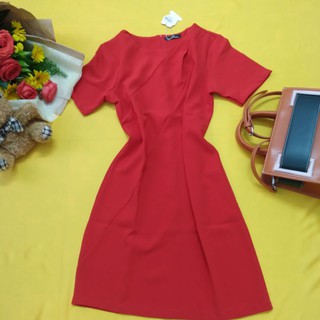 Đầm công sở dáng suông