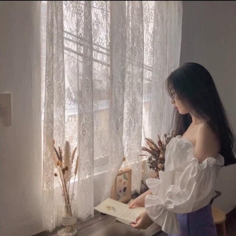 ÁO BẸT VAI NƠ TO TAY PHỒNG NHƯ ẢNH CỰC XINH HÌNH THẬT A30 [Hàng Siêu Cấp] | BigBuy360 - bigbuy360.vn