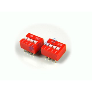 Công tắc gạt Mini - 4 nút (8 cái)