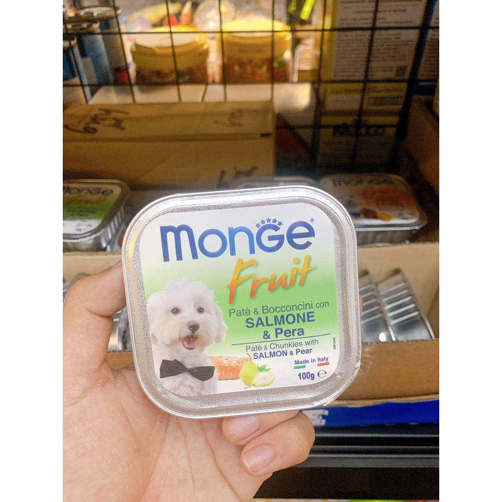 Pate Monge Cho Chó Nhiều Vị Thơm Ngon (Hộp 100g)