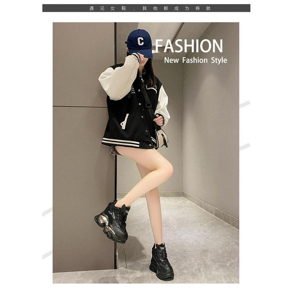 ✨ Giày Thể Thao Đế Dày 11cm Phong Cách Mới Mùa Xuân Dễ Phối Đồ Cho Nữ