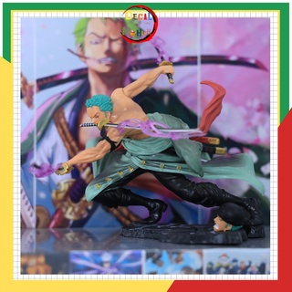 Mô Hình Rozo 3000 Thế Giới, Figure Roronoa Zoro One Piece 2 Đầu Thay Thế Cao 26cm