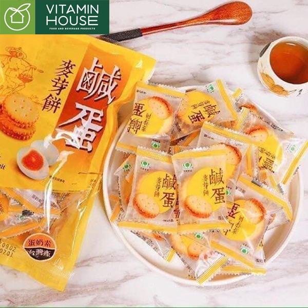 Bánh quy trứng muối Đài Loan MIT 180g [VITAMIN HOUSE]