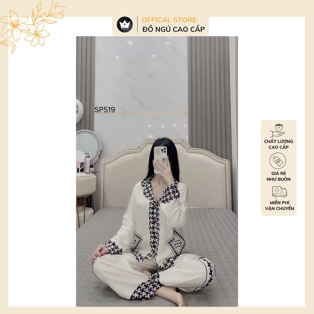 Bộ lụa Latin sang chảnh Cao Cấp-Họa tiết đơn giản chất vải mát lịm | BigBuy360 - bigbuy360.vn