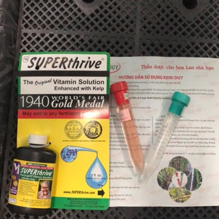Super Thrive 60ml và cặp Keike Duy Xanh + Đỏ