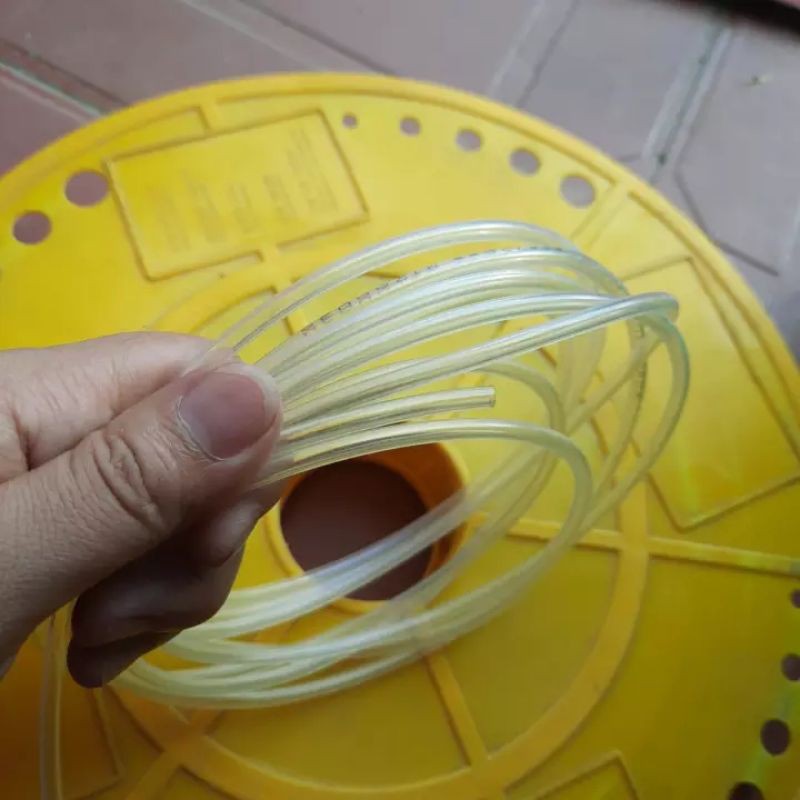 Ống hơi phi 4 - Dây hơi khí nén PU phi 4mm ( màu trắng trong)