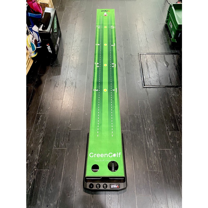 Thảm Putt Golf Mẫu Mới Tự Động Bật Bóng Trả Lại/ Có Vạch Line Khoảng Cách/ Chính Hãng PGM/ Kích Thước 0.4x3m