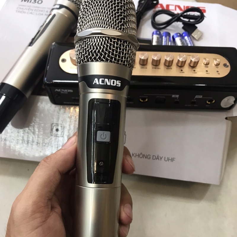 Vang cơ mini Acnos Mi30U, Mi30S + kèm 2 micro nhôm - Hàng chính hãng - Gia khang shop