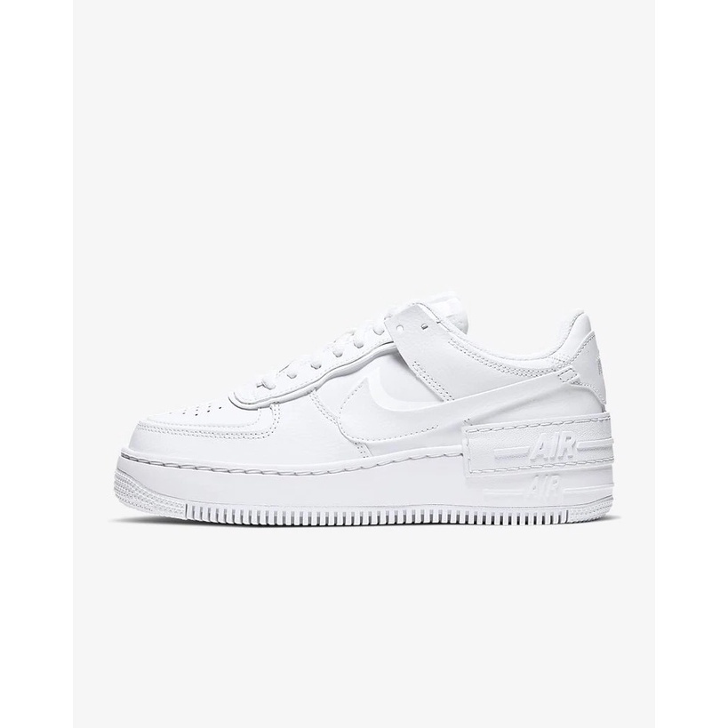 Giày thể thao Sneaker NIKE Air Force 1 Shadow 'Triple White' màu Trắng - Code: CI0919 - 100