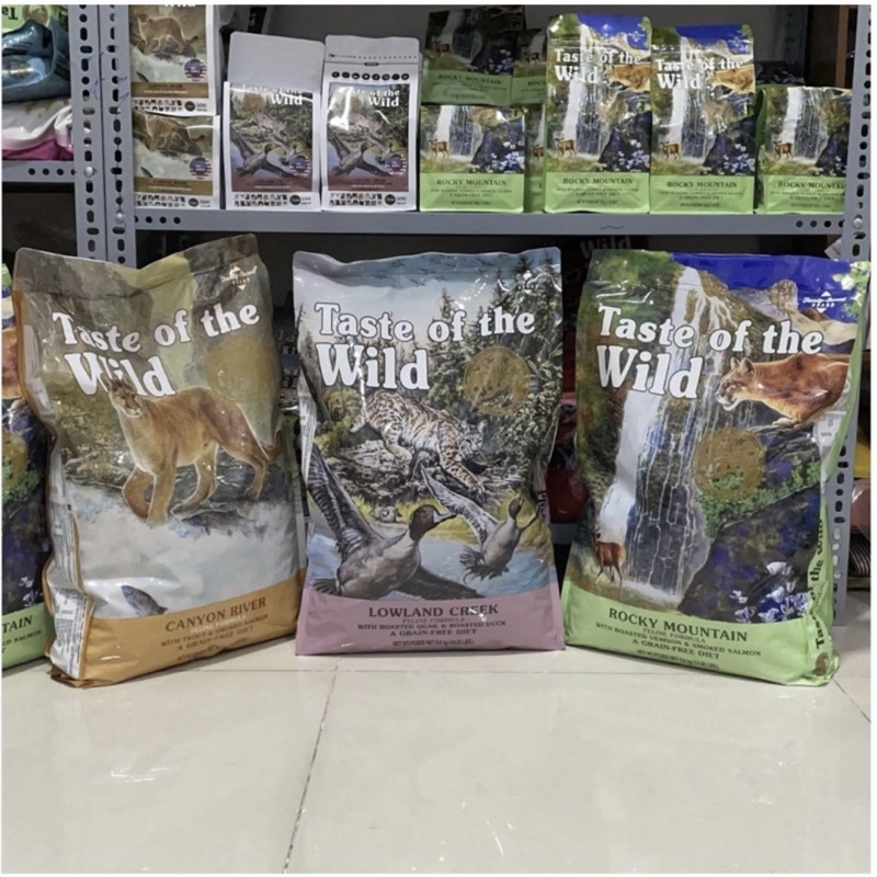 HẠT TASTE OF THE WILD CHO MÈO NHIỀU VỊ TÚI 2KG