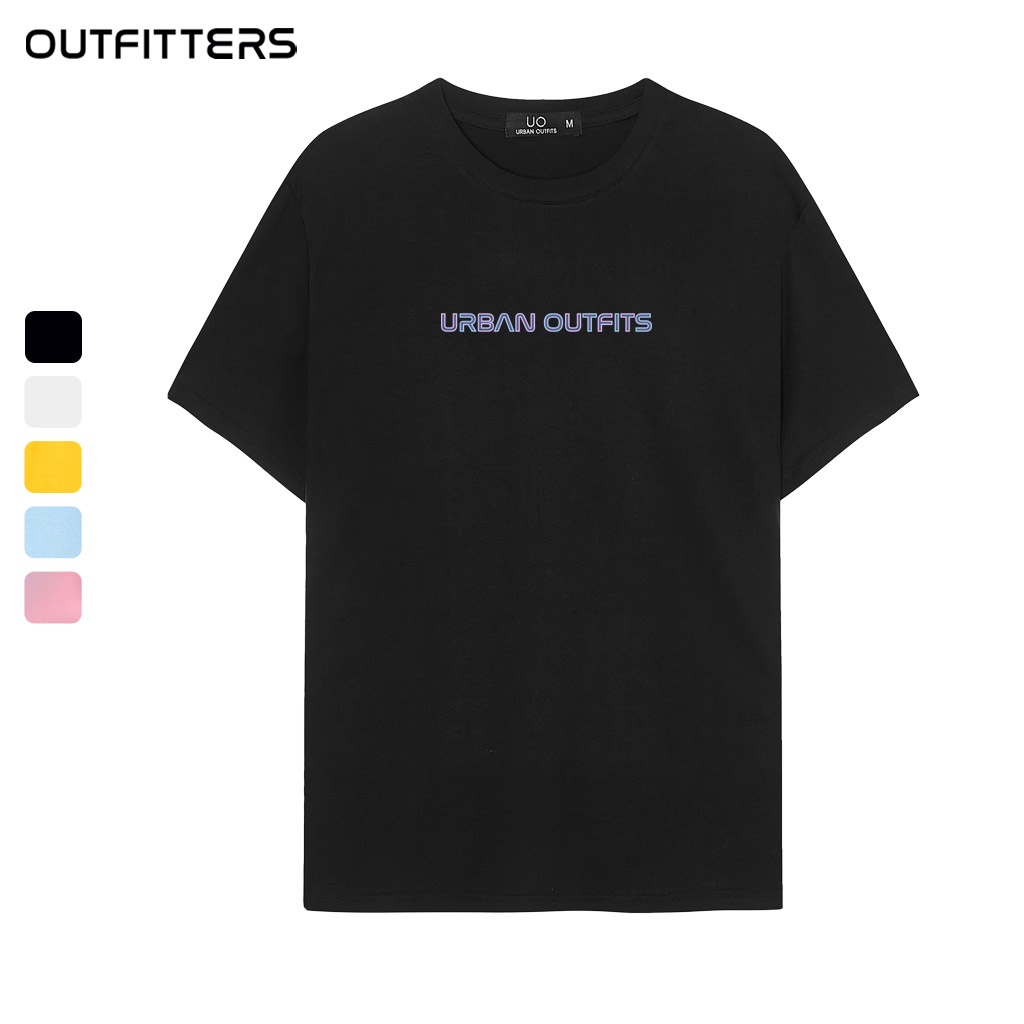 Áo Thun Tay Ngắn Nam Nữ  Outfitters In Chữ ATR05 Form Suông 100 Cotton 4 Chiều Local Brand