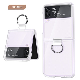 Ốp Chống Sốc Thời Trang Cho Samsung Galaxy Z Flip 3 4 5 6 7 Ốp Lưng Có Nhẫn Giữ Dành Cho Samsung Galaxy Z Flip 7 6 5 3 4 Bao
