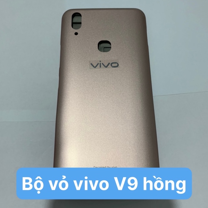Bộ vỏ điện thoại full zin Vivo V9 / Y85A ( dùng chung) - bộ gồm lưng, sường, phím bấm, kính camera