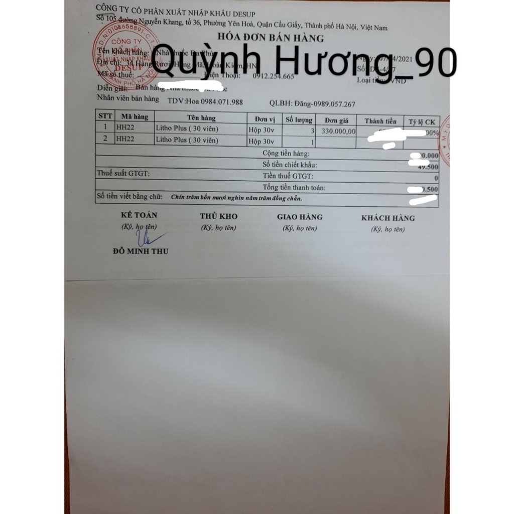 LITHO PLUS lọ 60 viên bổ sung canxi hữu cơ chiết xuất từ tảo biển đỏ