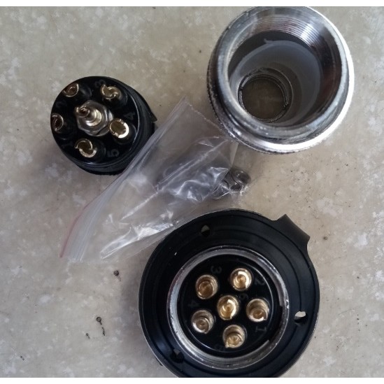 Bộ Giắc Cắm Đực Và Cái M25 2, 3, 4, 5, 6, 7, 8, 10, 12 Chân